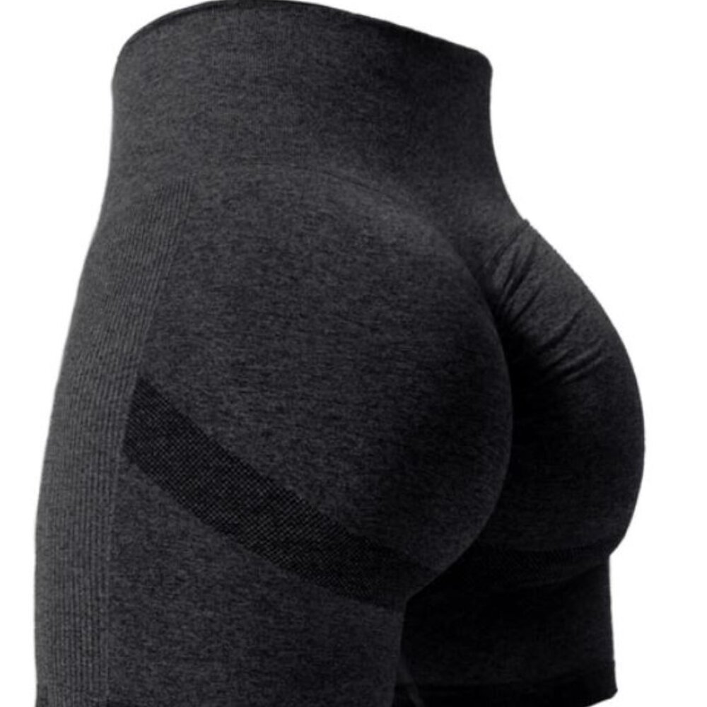 2024 Summer BLACK  Color Sexy Tie Dye Shorts Woman Fitness Seamless Butt Lifting